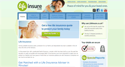 Desktop Screenshot of lifeinsure.co.uk